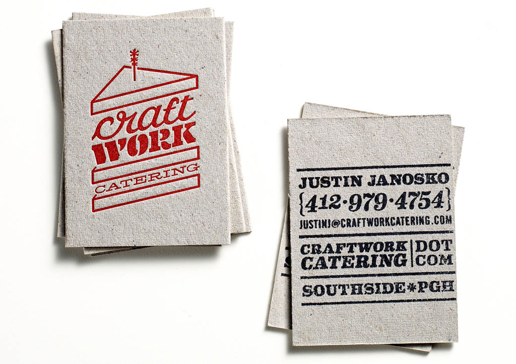 Craft Work Catering - Business Card by Jason Rothman