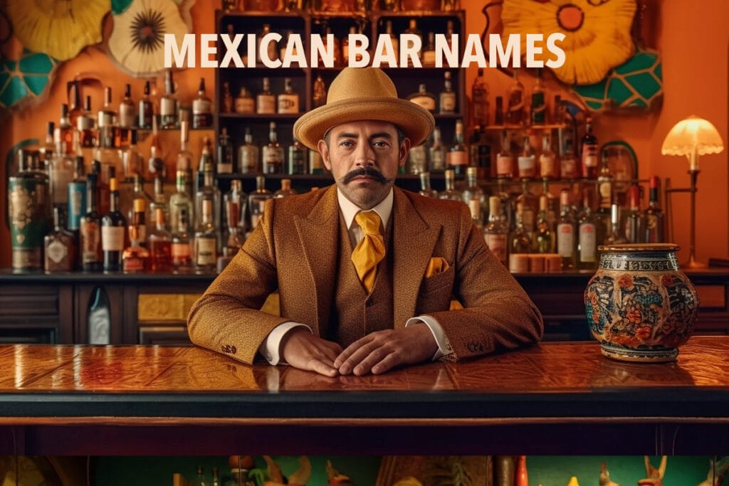 bartender in Mexican bar