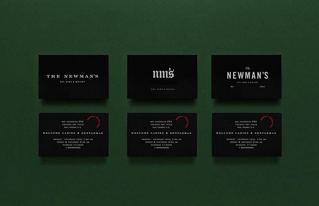 The Newman's Bar - Branding by Parametro Studio