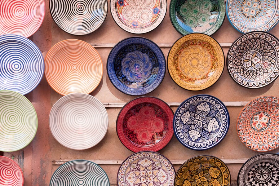 Moroccan plates