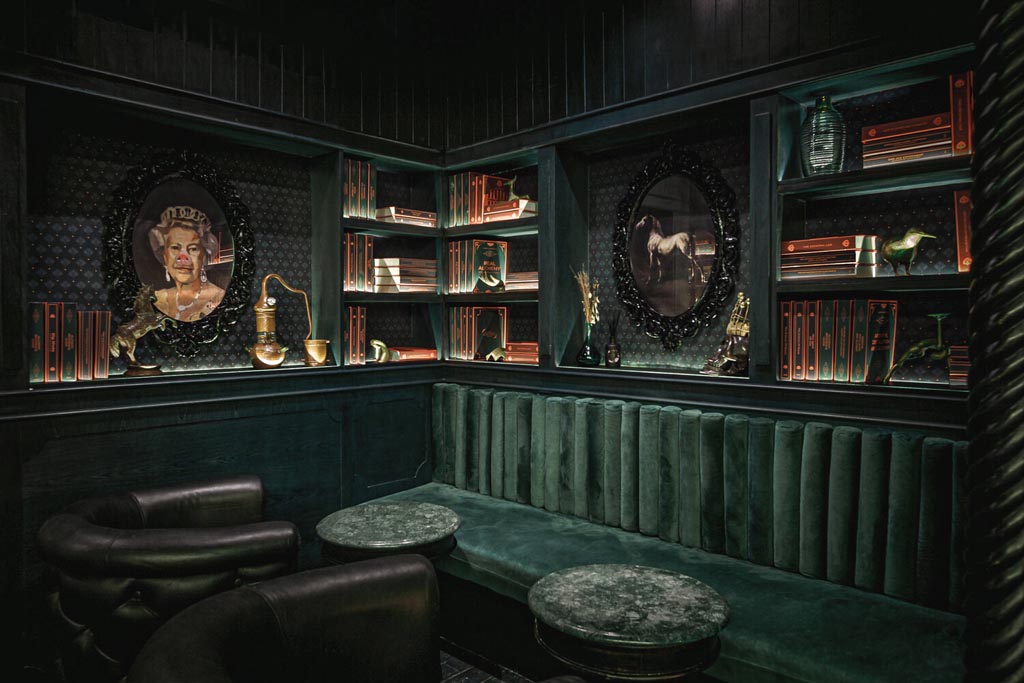 Interior design of Shady Pig Bar by Leon