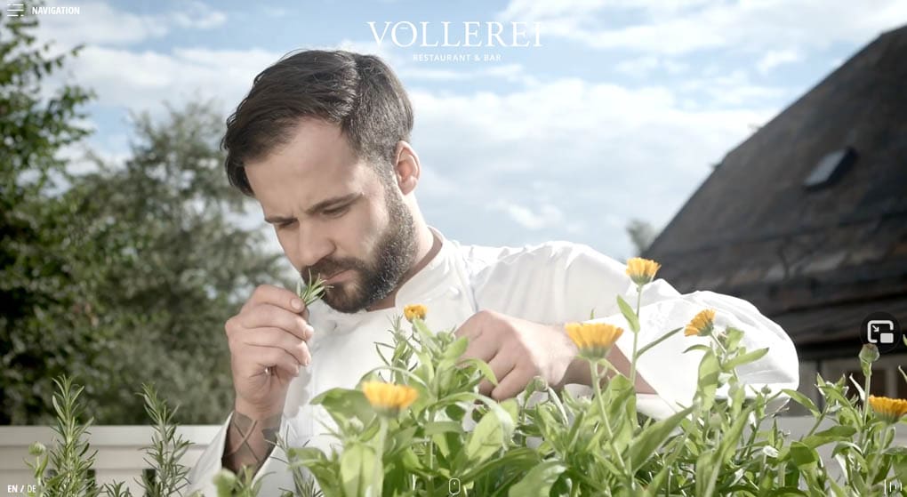 Völlerei Restaurant Website Design